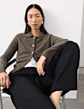 Merino Wool Rich Cardigan With Cashmere