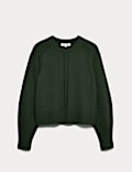 Relaxed Fit Pullover mit hohem Merinowollanteil sowie mit Kaschmir