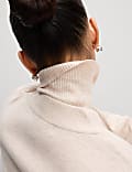Blouson en maille textur&eacute;e &agrave; encolure ronde