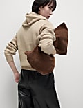 Soft Touch Two Tone Slim Fit Hoodie