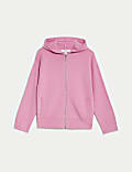 Soft Touch Knitted Zip Up Hoodie