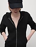 Soft Touch Knitted Zip Up Hoodie