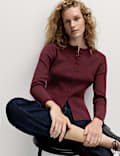 Soft Touch Crew Neck Peplum Fitted Cardigan