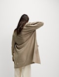 Textured Edge to Edge Longline Cardigan