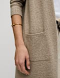 Textured Edge to Edge Longline Cardigan