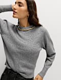 Ribbed Crew Neck Jumper