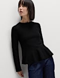 Soft Touch Crew Neck Knitted Top