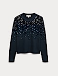Embellished Crew Neck Jumper