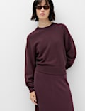 Crew Neck Fitted Jumper