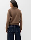 Soft Touch Polo Neck Relaxed Jumper