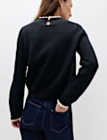 Lace Detail Crew Neck Jumper