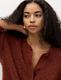 Wool Alpaca Blend Relaxed Fit Cardigan