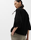 Wool Alpaca Blend Relaxed Fit Cardigan