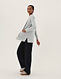 Ribbed Edge to Edge Longline Cardigan