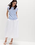 Muscle Knitted Vest With Linen