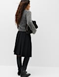 Wool Blend V-Neck Jumper with Mohair