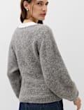 Alpaca Blend Slash Neck Slim Fit Jumper