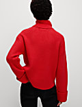Ribbed Roll Neck Jumper