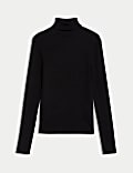 Ribbed Roll Neck Jumper