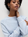 Cotton Rich Tipped Detail Jumper