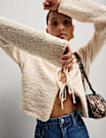 Gilet en coton texturé