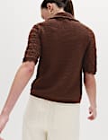 Cotton Blend Open Stitch Cardigan
