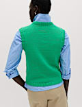 Cotton Rich Slim Fit Knitted Vest