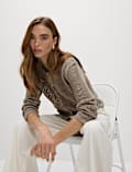 Cotton Rich Open Stitch Cropped Cardigan