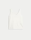 Sequin Textured V-Neck Knitted Vest