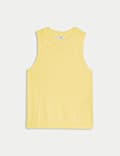 Cotton Rich Textured Knitted Vest