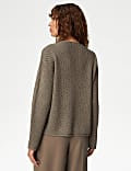 Textured Crew Neck Jumper