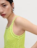 Embellished Slim Fit Knitted Vest