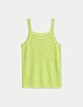 Embellished Slim Fit Knitted Vest