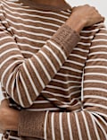 Pure Merino Wool Striped Jumper