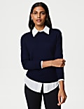 Pure Merino Wool Crew Neck Jumper