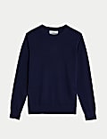 Pure Merino Wool Crew Neck Jumper