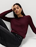 Pure Merino Wool Crew Neck Jumper