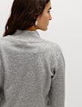 Slogan Funnel Neck Jumper
