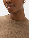 Wool Rich Slim Fit Knitted Top