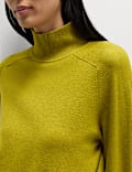 Air-Yarn Funnel Neck Relaxed Jumper