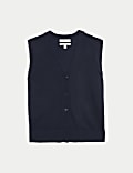 Pure Merino Wool Knitted Waistcoat