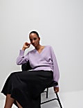 V-Neck Relaxed Cardigan