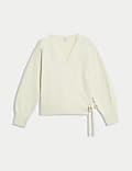Cardigan coupe décontractée à col en V