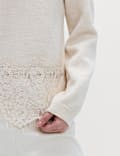 Lace Trim Jumper