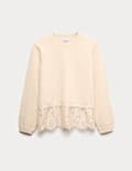 Lace Trim Jumper