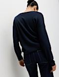 Pure Merino Wool V-Neck Jumper