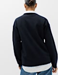 Air-Yarn Funnel Neck Relaxed Fit Jumper