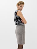 Air Yarn Knitted Mini Skirt
