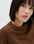 Air-Yarn Oversized Longline Jumper