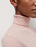 Air-Yarn Roll Neck Jumper